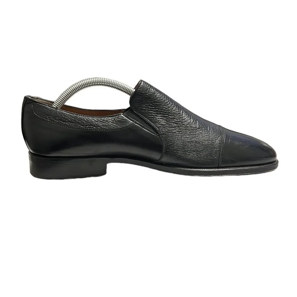 Stemar Black Loafers Size 8